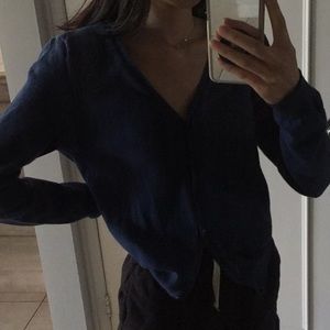 H&M blue cardigan
